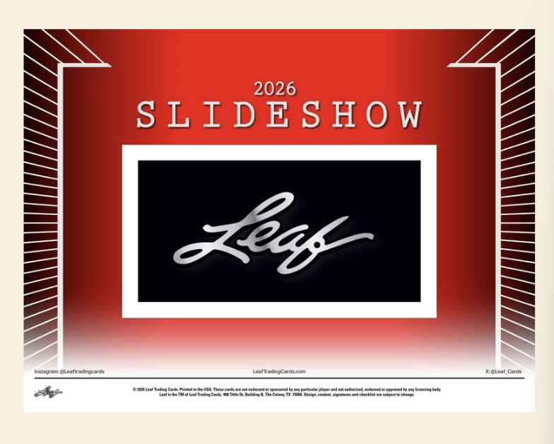 2026 Leaf Slideshow Hobby Box (Presale)