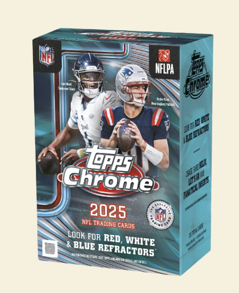 Bleecker Trading - 2025 Topps Chrome Football Blaster Box