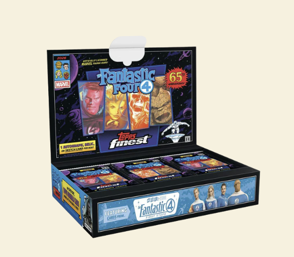 2026 Topps Marvel Finest The Fantastic Four 65th Anniversary Hobby Box