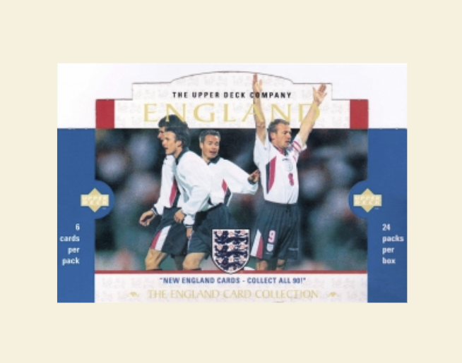 1998-99 Upper Deck The England Card Collection Soccer Box