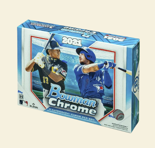 2021 Bowman Chrome HTA Baseball Hobby Box