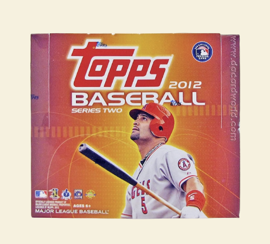 2012 Topps Series 2 Baseball Jumbo HTA Box