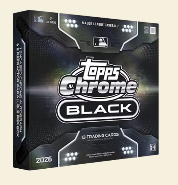 Bleecker Trading - 2026 Topps Chrome Black Baseball Hobby Box