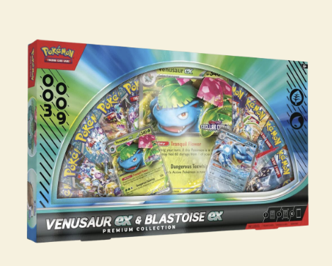 Bleecker Trading - Pokemon: Venusaur ex & Blastoise ex Premium Collection