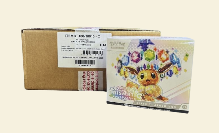 Pokemon: Prismatic Evolutions Elite Trainer Box Sealed Case