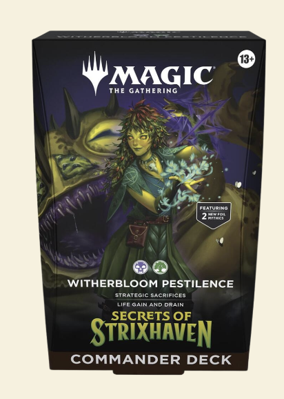 MTG: Witherbloom Pestilence Secrets of Strixhaven Commander Deck