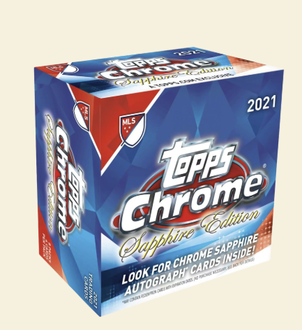 2021 Topps MLS Chrome Soccer Sapphire Edition Box