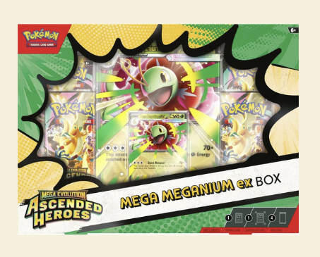 Pokemon: Mega Evolution Ascended Heroes EX Box