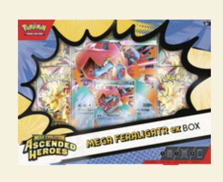Pokemon: Mega Evolution Ascended Heroes EX Box