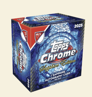 2025 Topps Chrome MLS Soccer Sapphire Edition Box