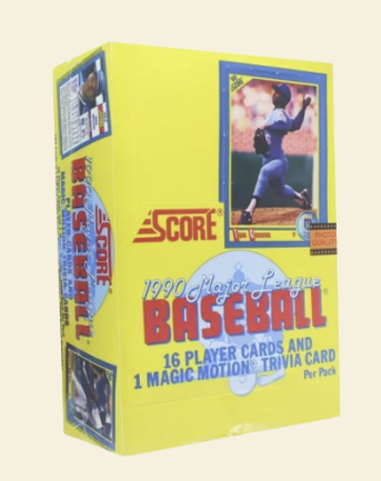 1990 Score Baseball Box