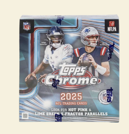 2025 Topps Chrome Football Mega Box (Presale)
