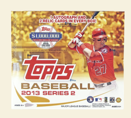2013 Topps Series 2 Baseball Jumbo HTA Box