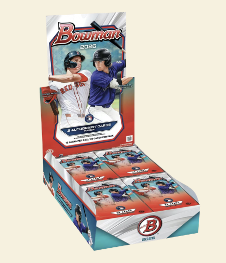 2026 Bowman Baseball Hobby Jumbo Box (Presale)