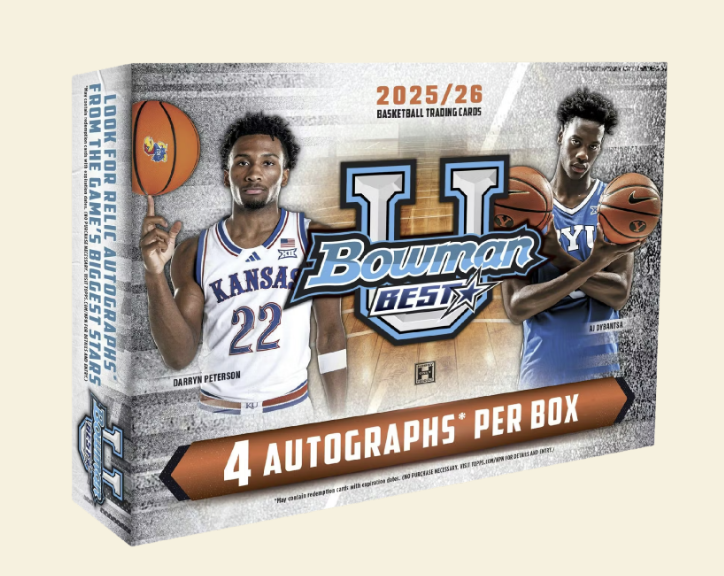 2025-26 Bowman University Best Basketball Hobby Box (Presale)