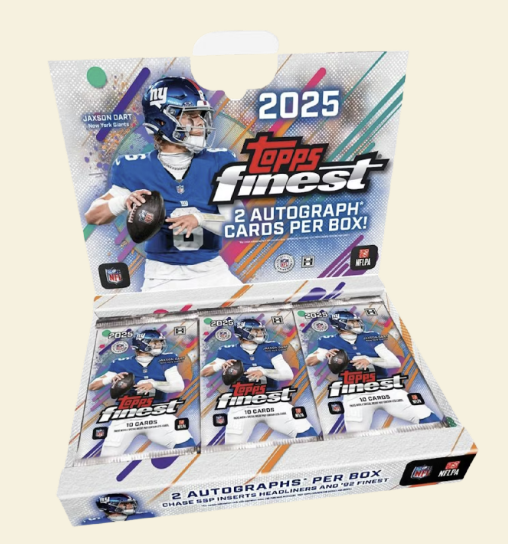 2025 Topps Finest Football Hobby Box (Presale)