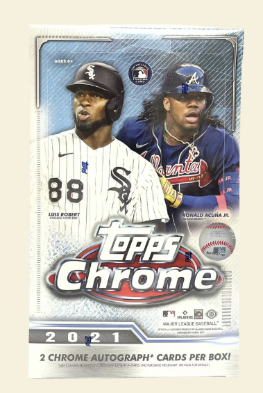 2021 topps chrome アクーニャjr 99枚限定 Bleecker Trading - 2021 Topps Chrome Baseball Hobby Box