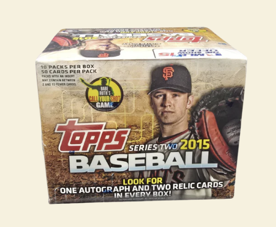 2015 Topps Series 2 Baseball Retail Box