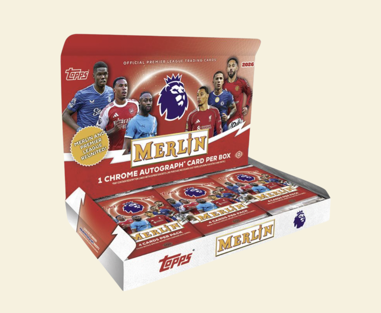 2025-26 Topps Merlin English Premier League Soccer Hobby Box (Presale)