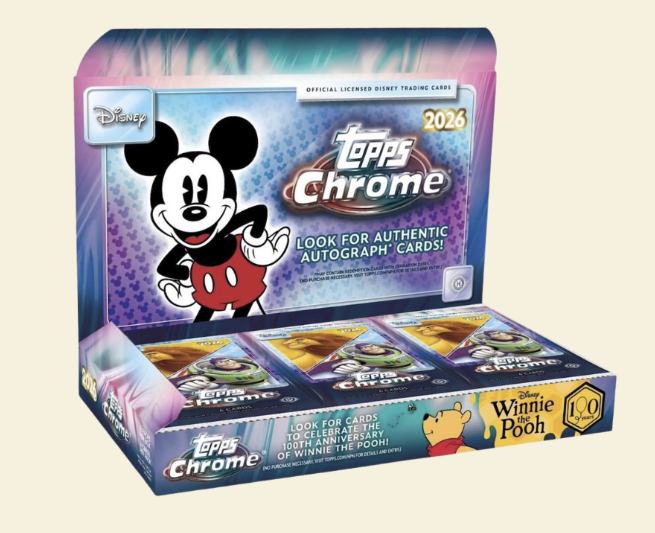 2026 Topps Chrome Disney Hobby Box (Presale)