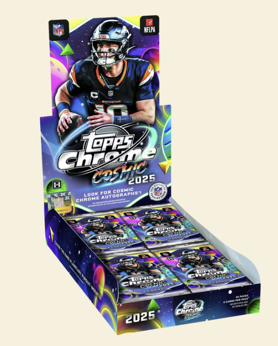 2025 Topps Cosmic Chrome Football Hobby Box (Presale)