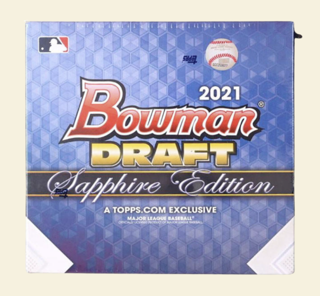 2021 Bowman Draft Sapphire Edition Baseball Box