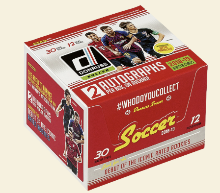 2018-19 Panini Donruss Soccer Hobby Box