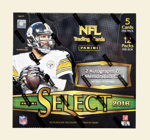 2016 Panini Select Football Hobby Box