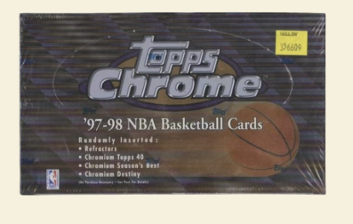 1997-98 Topps Chrome Basketball Retail Box