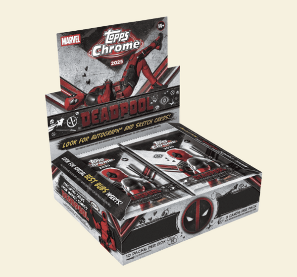 Bleecker Trading - 2025 Topps Chrome Marvel Deadpool Hobby Box