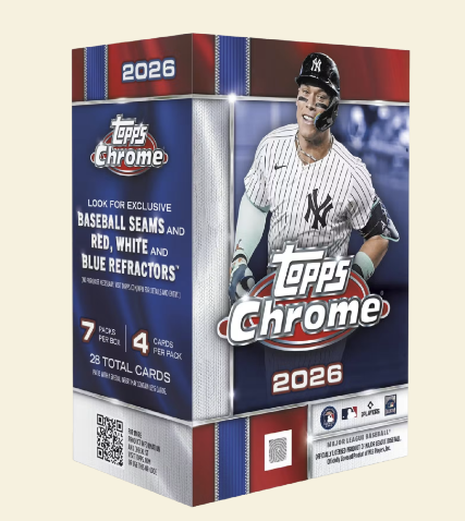 2026 Topps Chrome Baseball Blaster Box (Presale)