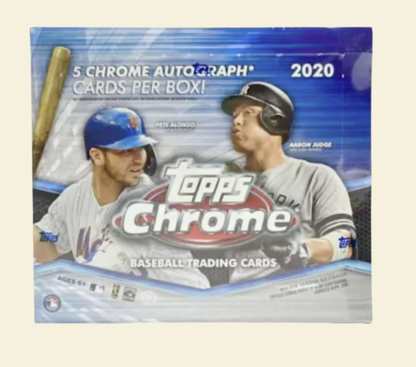 2020 Topps Chrome Baseball HTA Jumbo Hobby Box