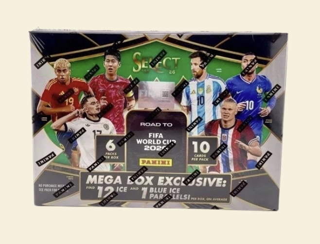 2025-26 Panini Select Road to FIFA World Cup Soccer Mega Hobby Box