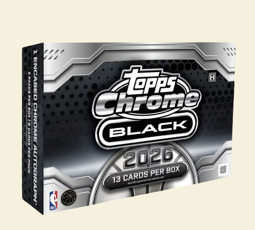 2025-26 Topps Chrome Black Basketball Hobby Box (Presale)
