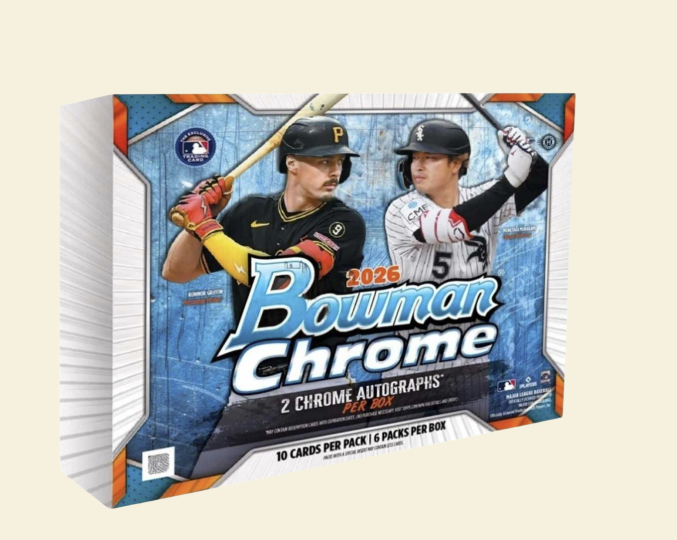 2026 Bowman Chrome Baseball Hobby Box (Presale)