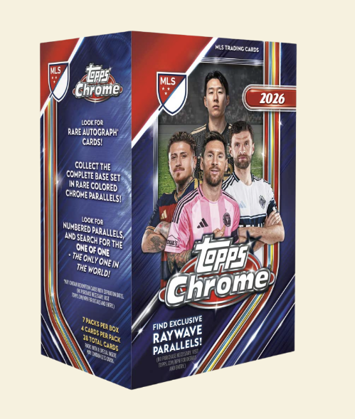 2026 Topps MLS Chrome Soccer Blaster Box (Presale)
