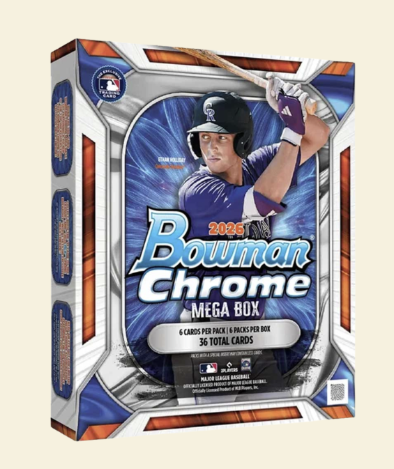 2026 Bowman Chrome Baseball Mega Box (Presale)