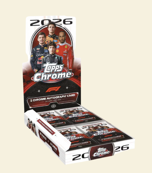 2026 Topps Chrome F1 Formula 1 Hobby Box (Presale)