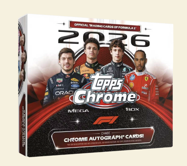 2026 Topps Chrome F1 Formula 1 Mega Box (Presale)