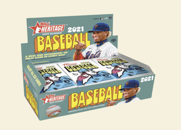 2021 Topps Heritage High Number Baseball Hobby Box