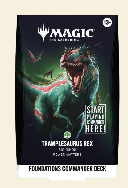 MTG: Tramplesaurus Rex Foundations Commander Deck