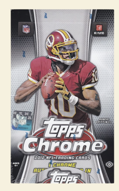 2012 Topps Chrome Football Hobby Box