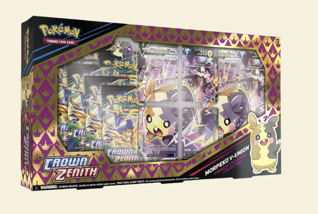 Pokemon: Crown Zenith Morpeko V-Union Premium Treasures Collection