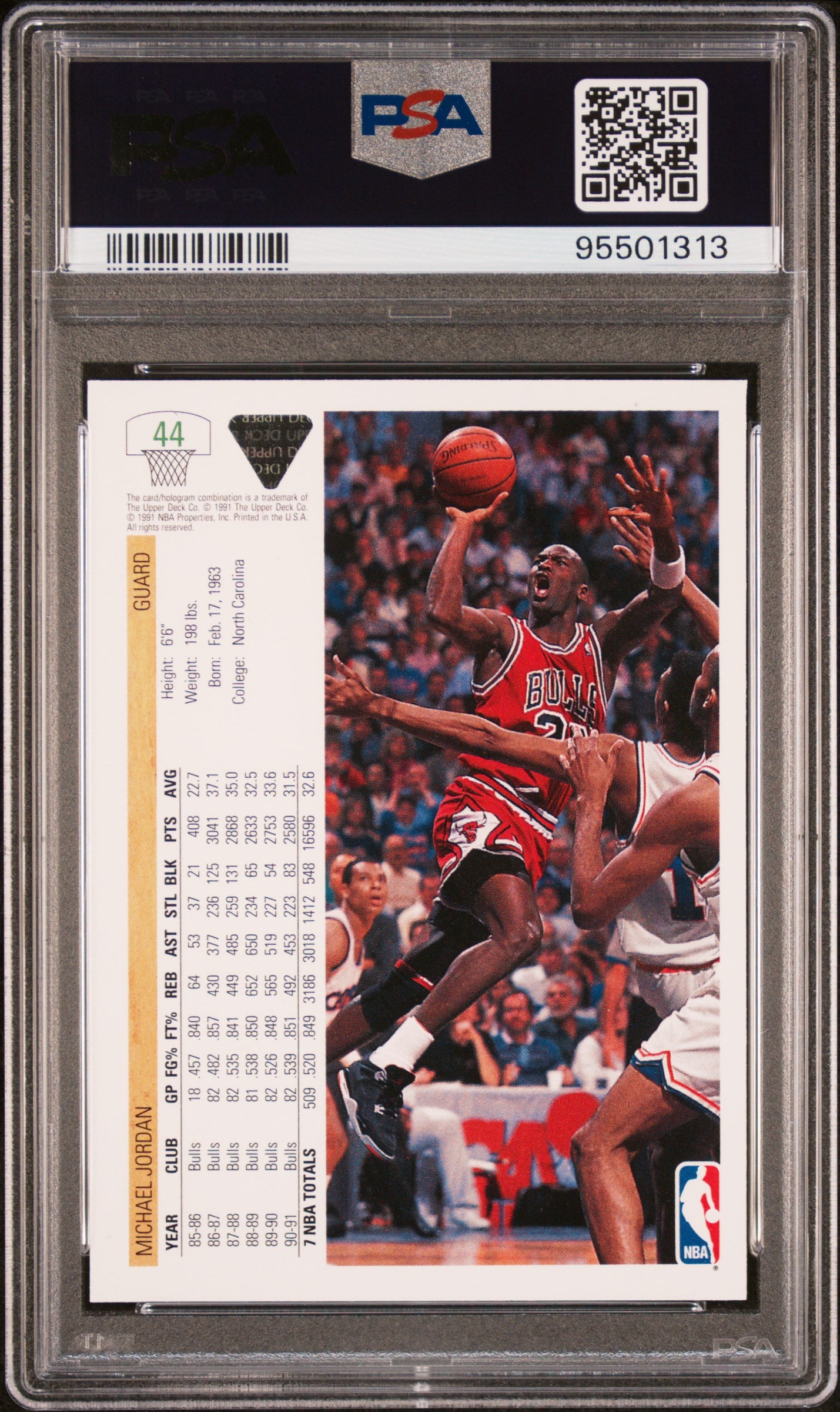 1991 Upper Deck Michael Jordan #44 PSA 8