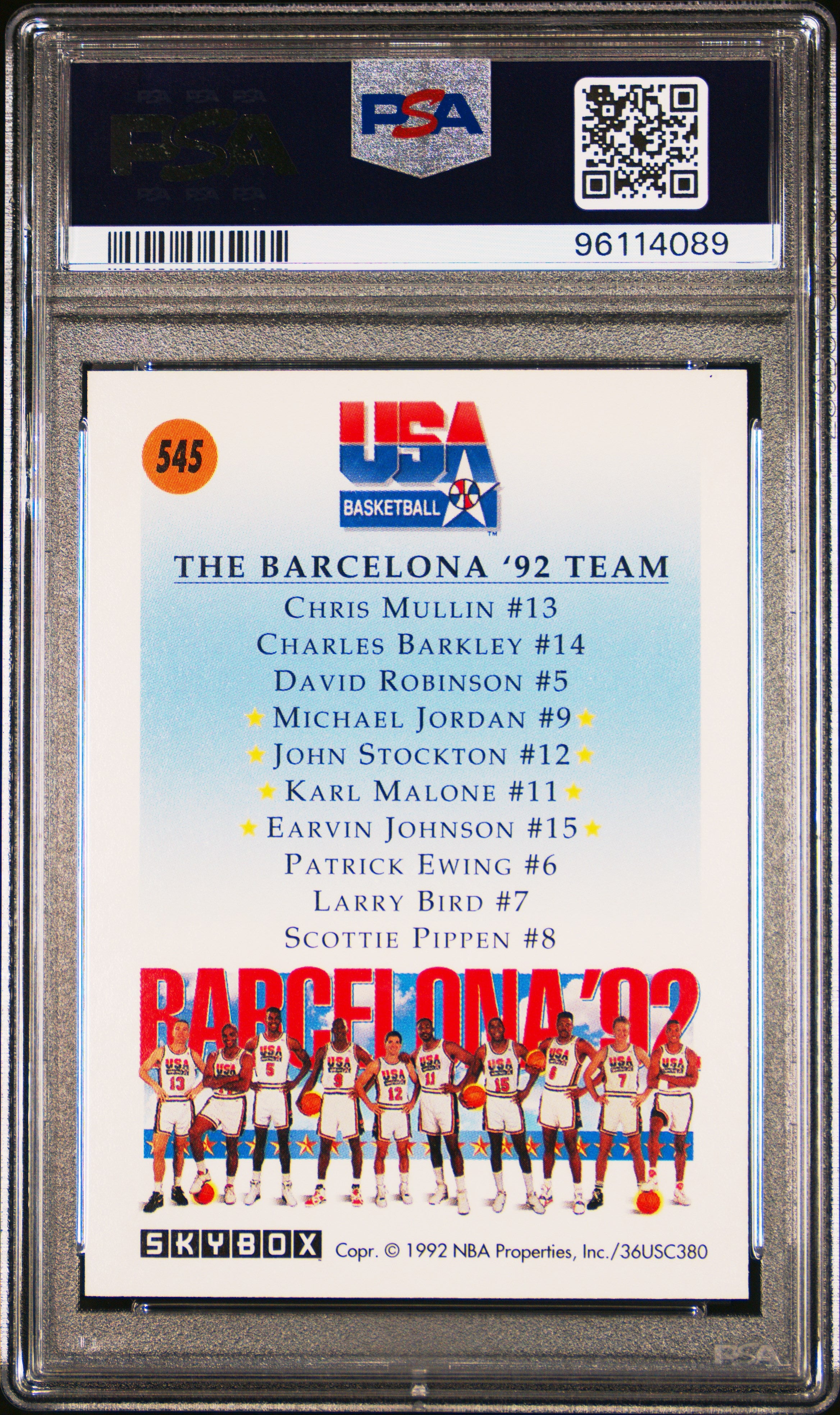 1991 Skybox Team Usa 2 #545 PSA 10