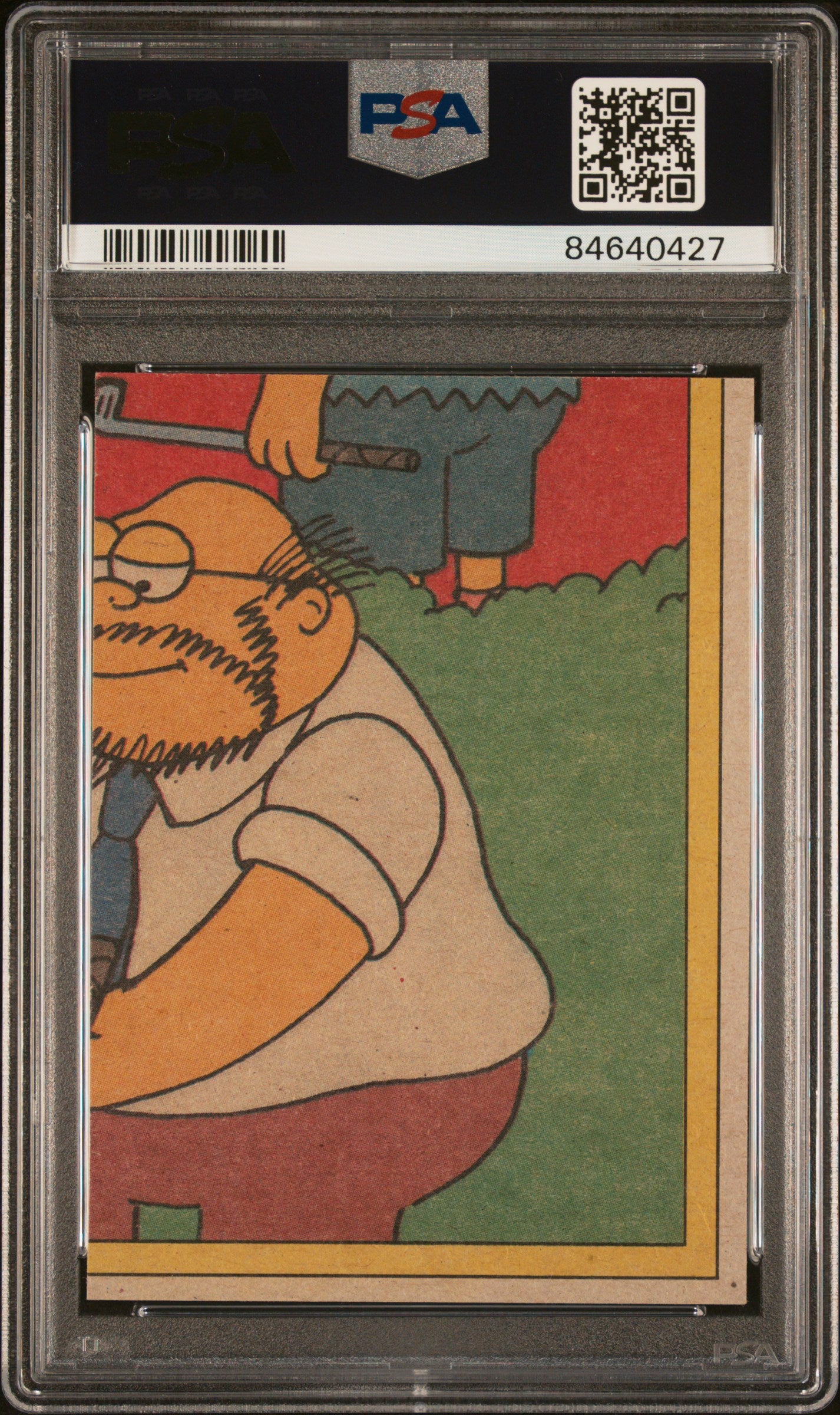 1990 Topps Simpsons Don't Blame Us, Dad #60 PSA 9