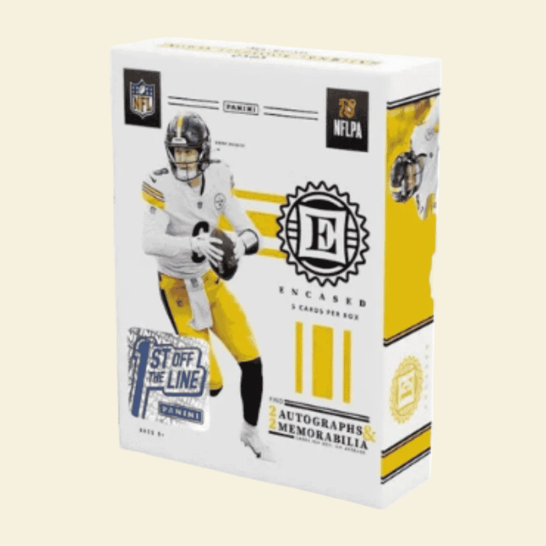 2022 Panini Encased Football 1st Off The Line Hobby Box