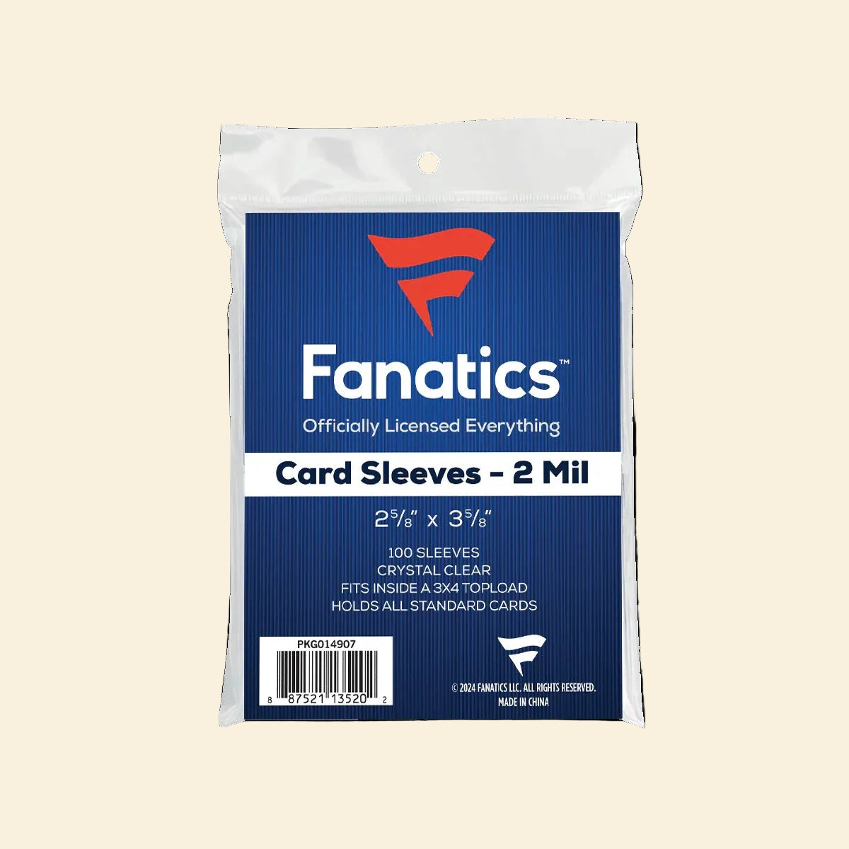 Fanatics Card Sleeves - 2 Mil