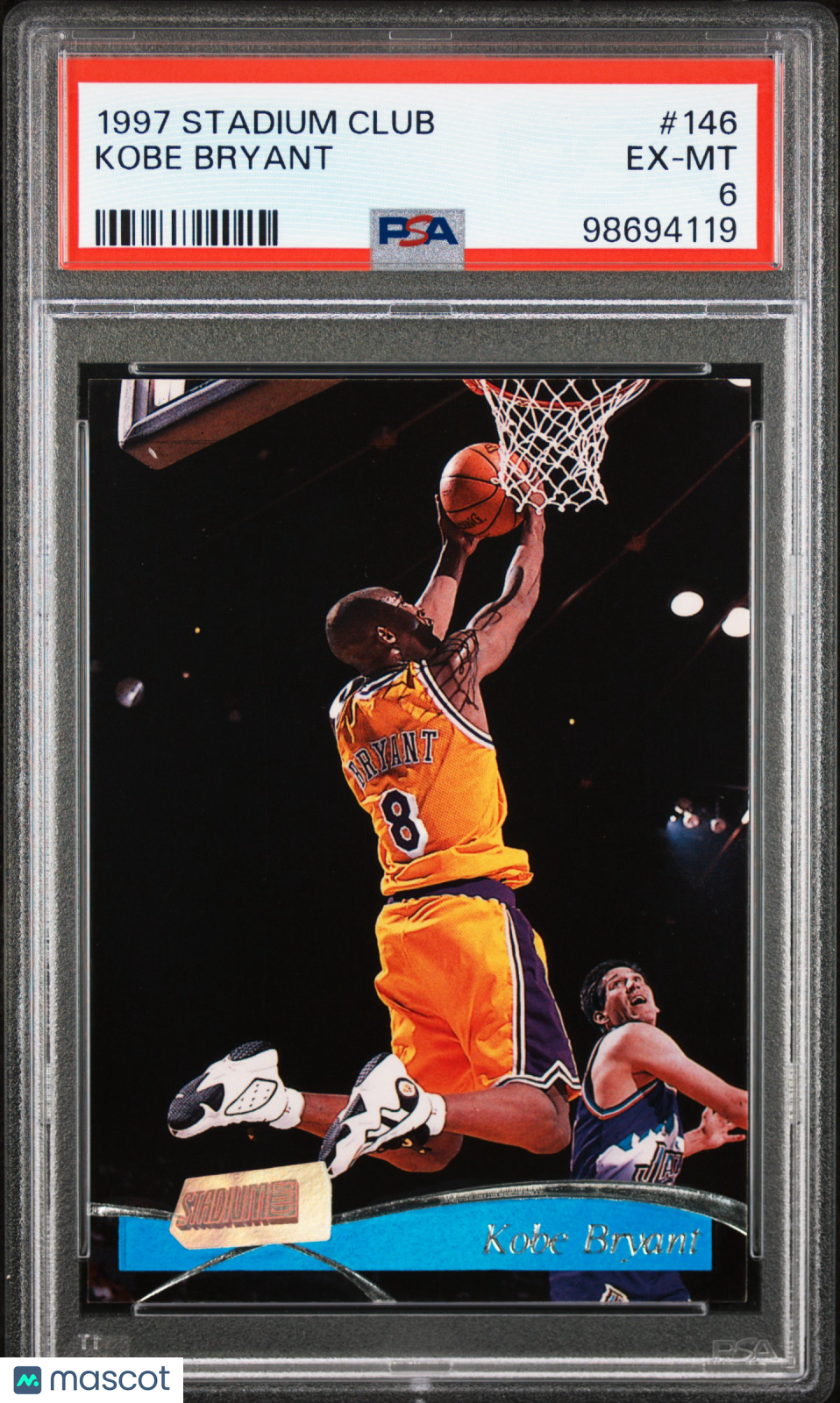 1997 Stadium Club Basketball Kobe Bryant #146 PSA 6