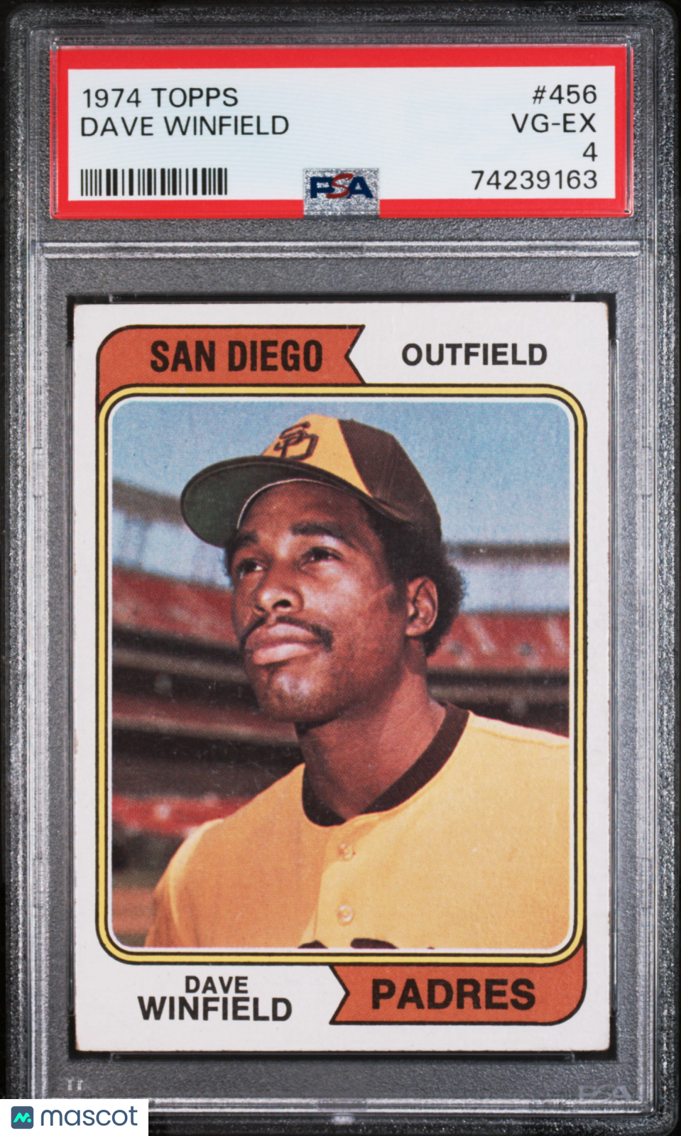 1974 Topps Baseball Dave Winfield #456 PSA 4